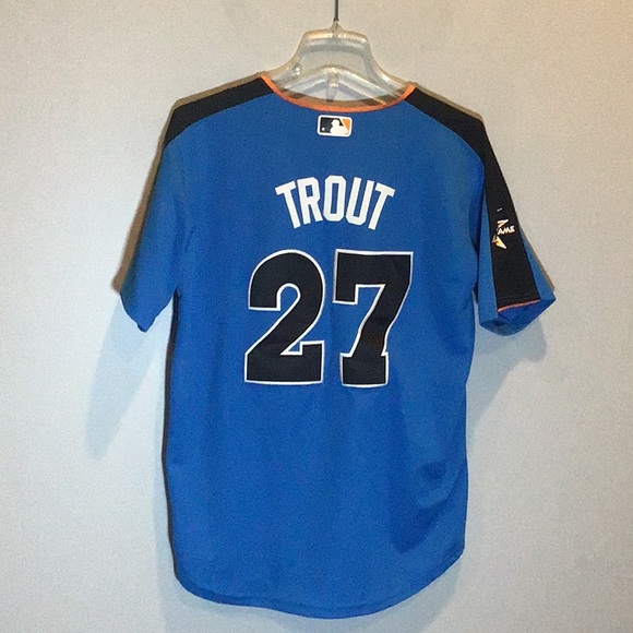 Majestic Mike Trout MLB 2017 All star Game jersey - Picture 1 of 9